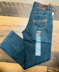 Rock & Roll Denim men's Alpha tapered bootcut jeans in medium wash, style BMHBD09795