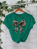 Rosa Clothing Duck Camo Coquette Bow Graphic Tee