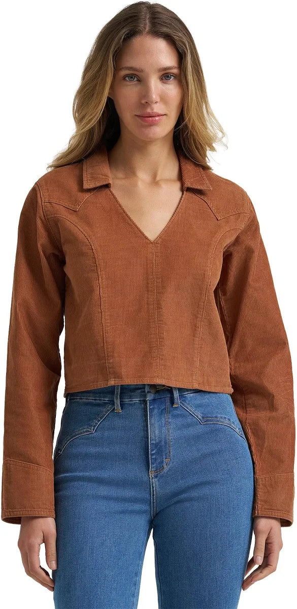 Women's Prairie Popover Corduroy Shirt