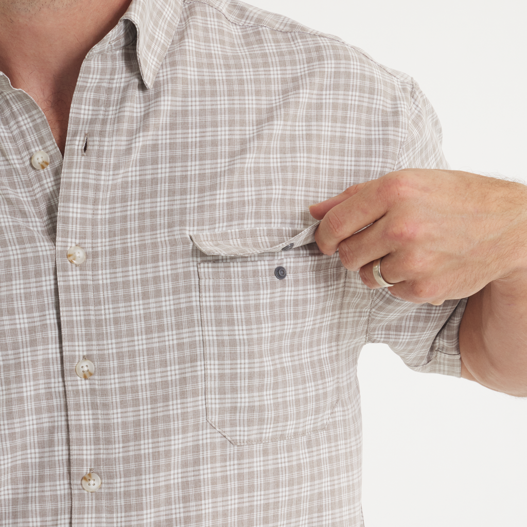 Southern Marsh Merida Mar Performance Shirt – Burnt Taupe product detail 2