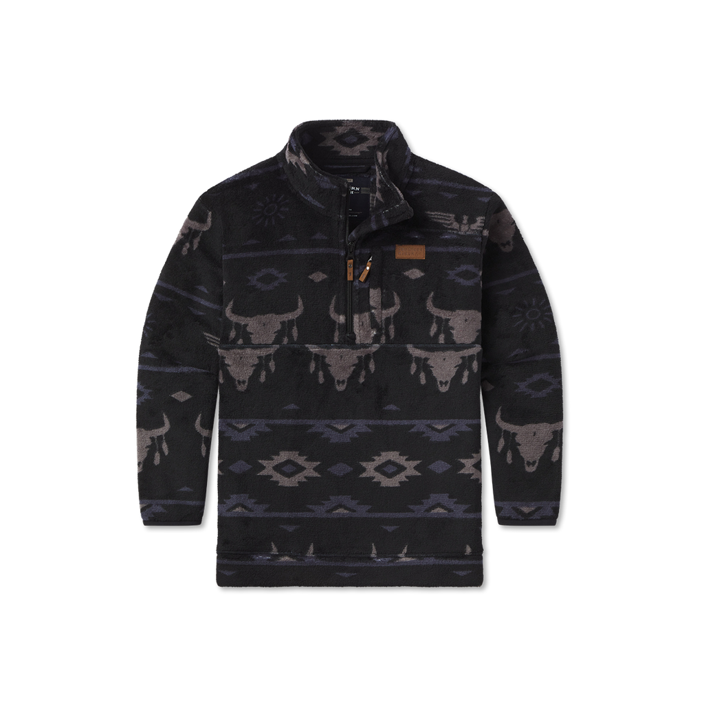 Southern Marsh Youth Marfa Valley Fleece Pullover – Charcoal product detail 1