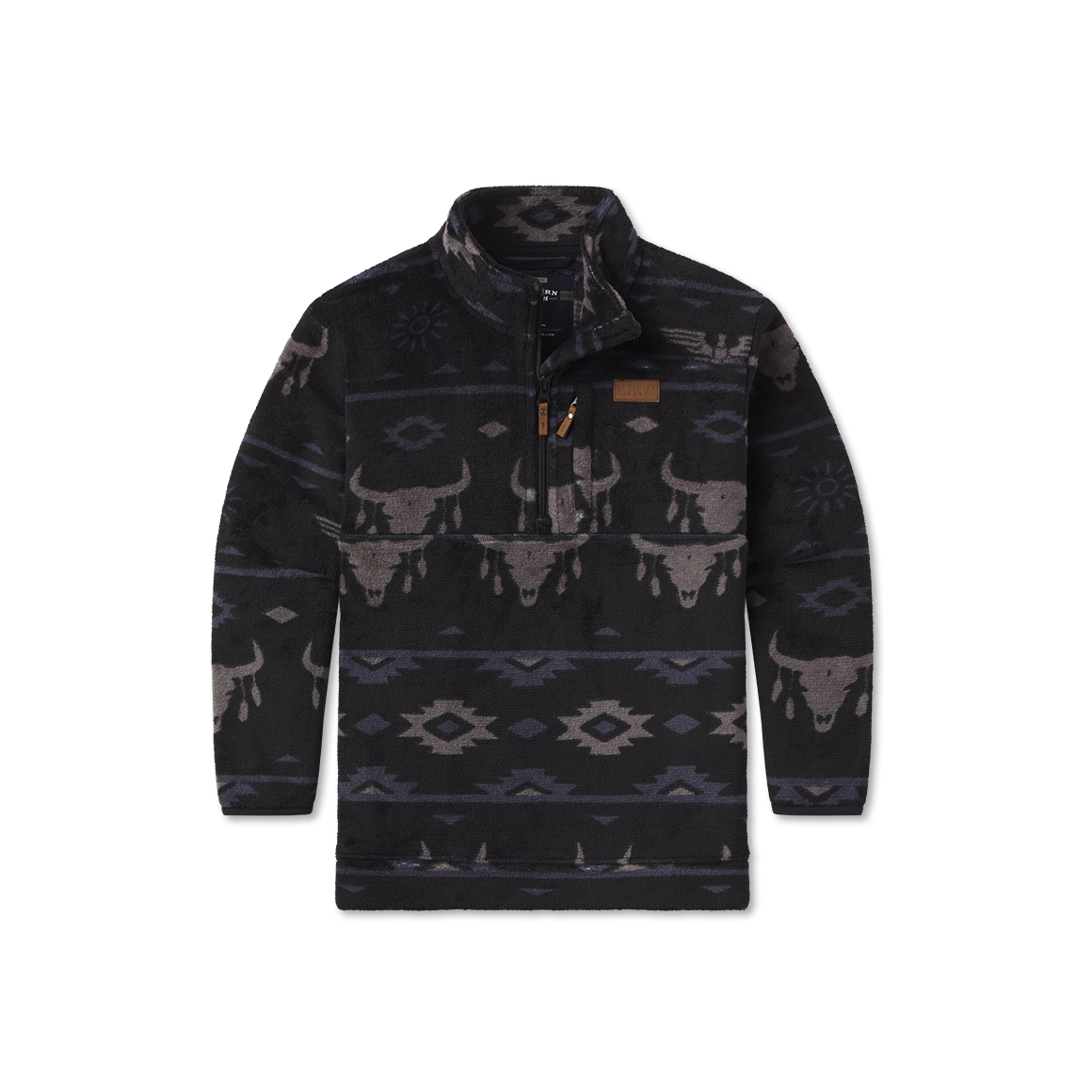 Southern Marsh Youth Marfa Valley Fleece Pullover – Charcoal product detail 1