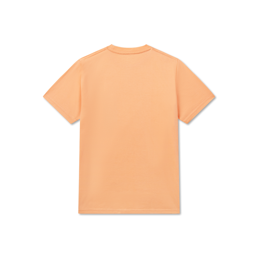 Southern Marsh Youth Stewart Seersucker Pocket Tee – Melon & Blue alternate view