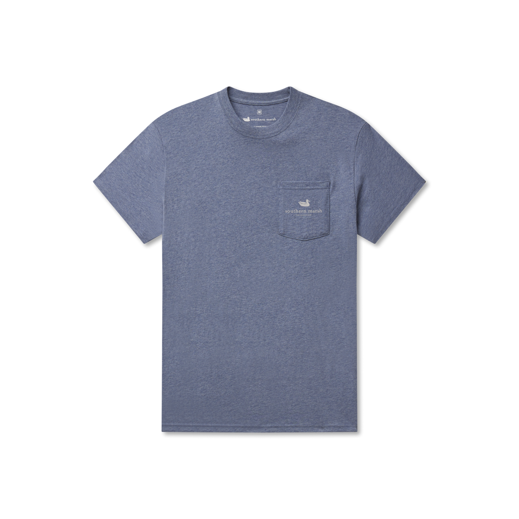 Southern Marsh Youth Teal Takeoff Tee – Washed Slate alternate view