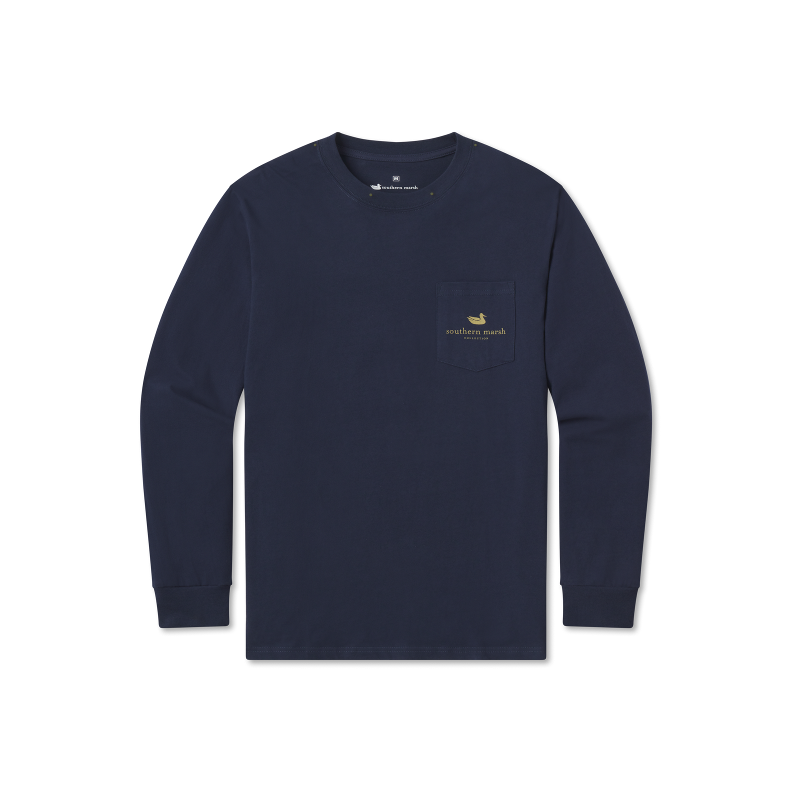Southern Marsh Youth Warning Duck Long-Sleeve Tee – Navy alternate view