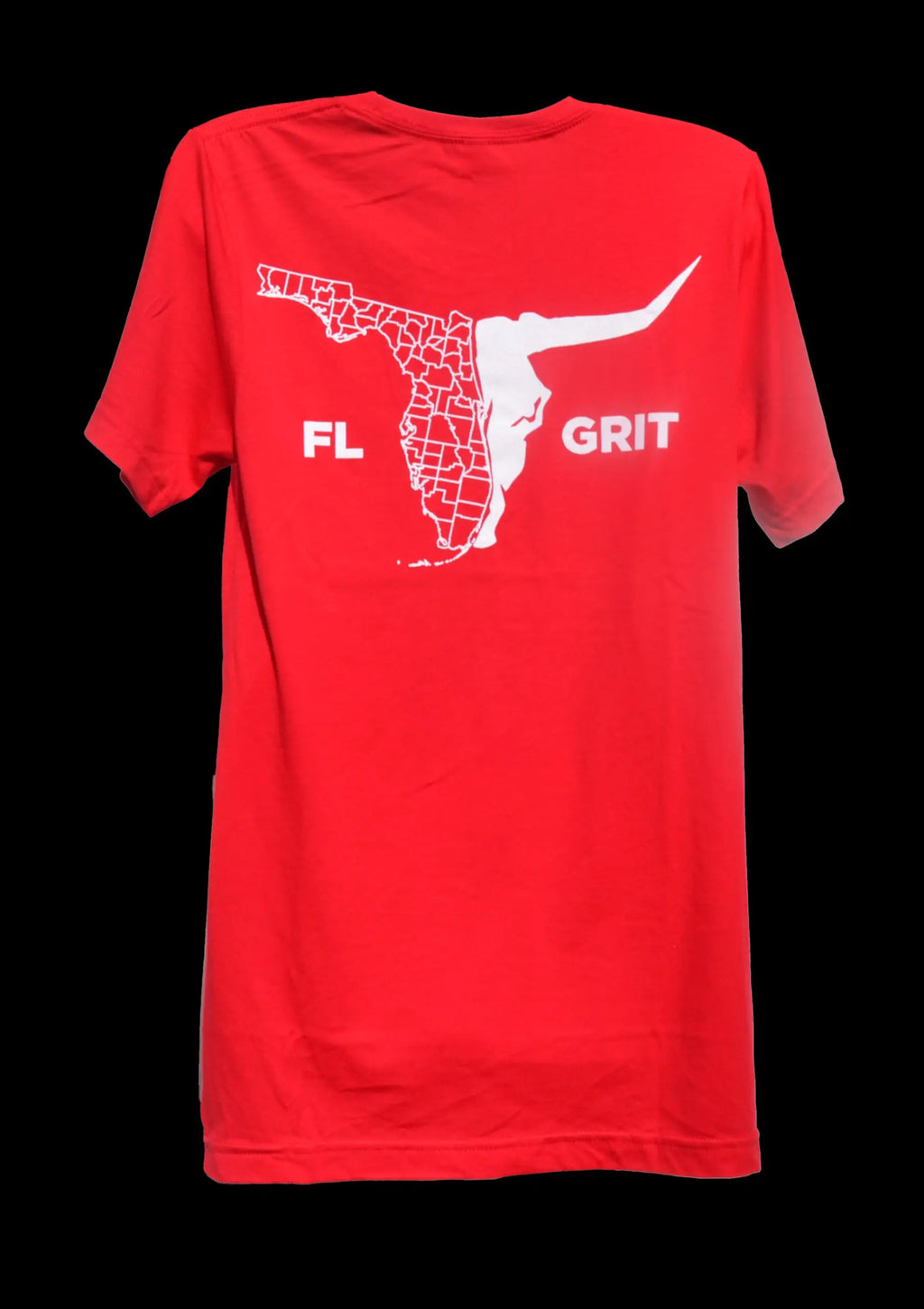 Large County Logo Back, Small Logo Left Chest ( Red & Black & Gray)