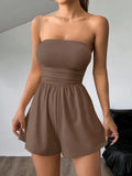 Summer Strapless Romper