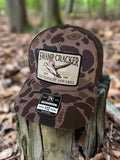 Swamp Cracker Bark Duck Camo Flying Duck Patch Hat