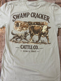 Swamp Cracker Heeler Herding Cattle Western T-Shirt