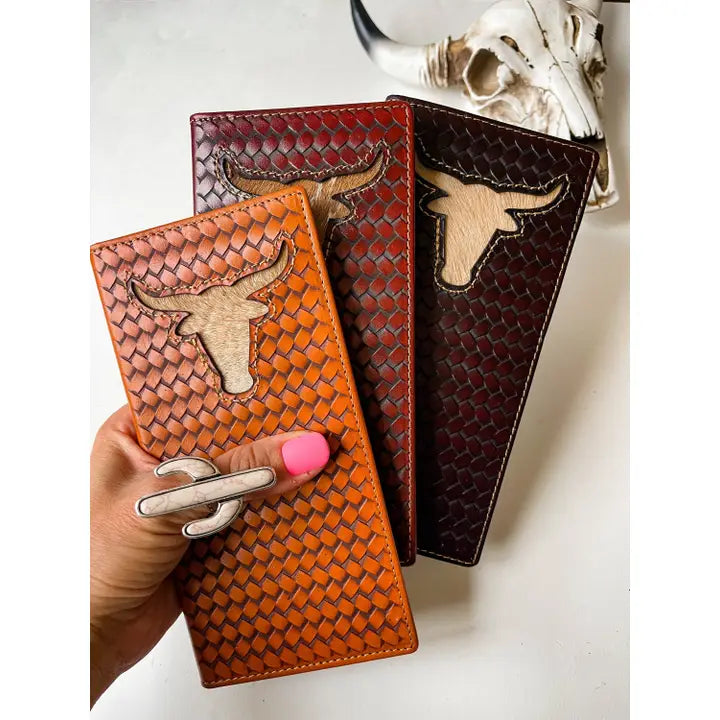 Tooled Bi-Fold Wallet