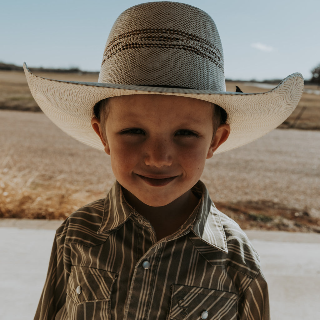 Twister Bangora Straw Youth Hat, supplier view 2