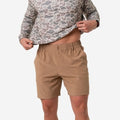 Desert Tan Duck Green Pockets Shorts