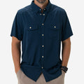 Performance Western Pearl Snap Navy