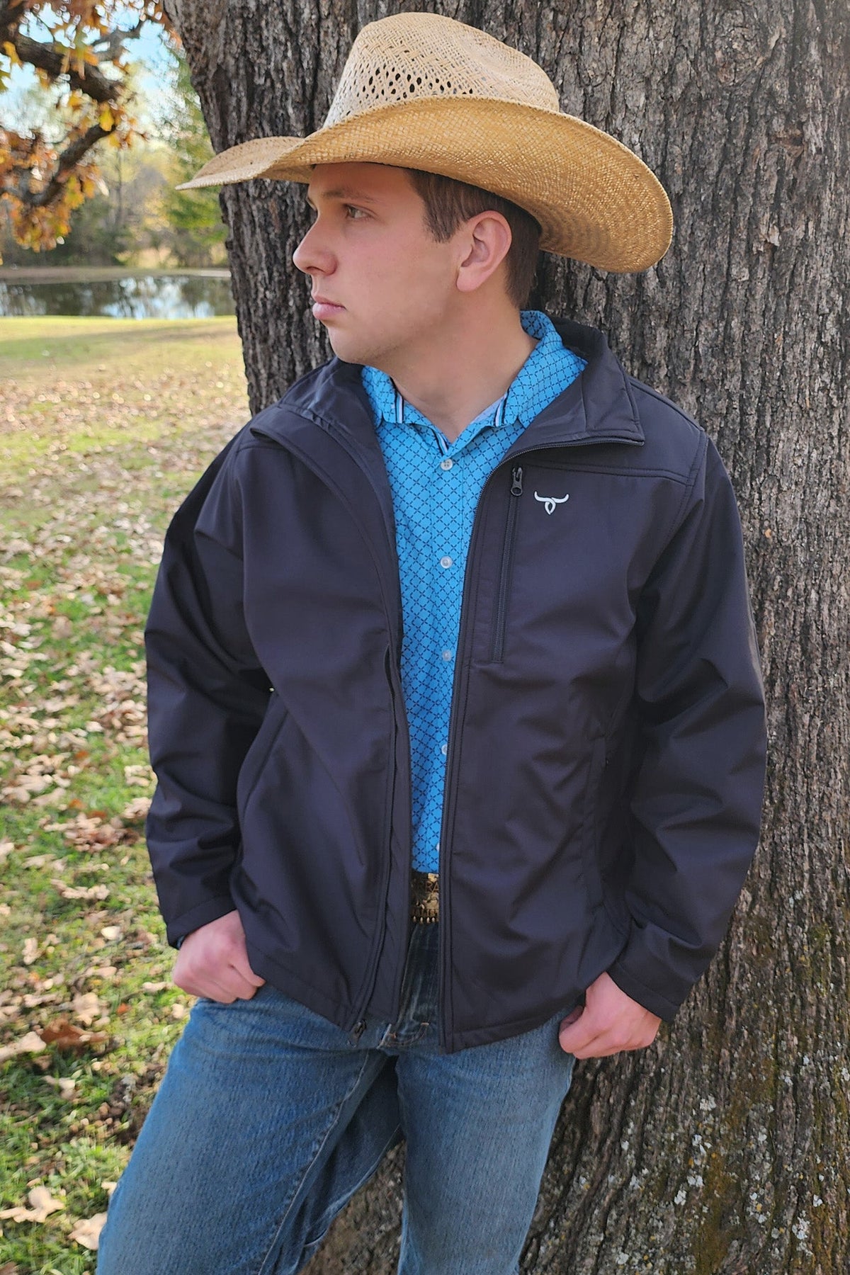 Drover Black Concealed Carry Softshell Jacket, view 4