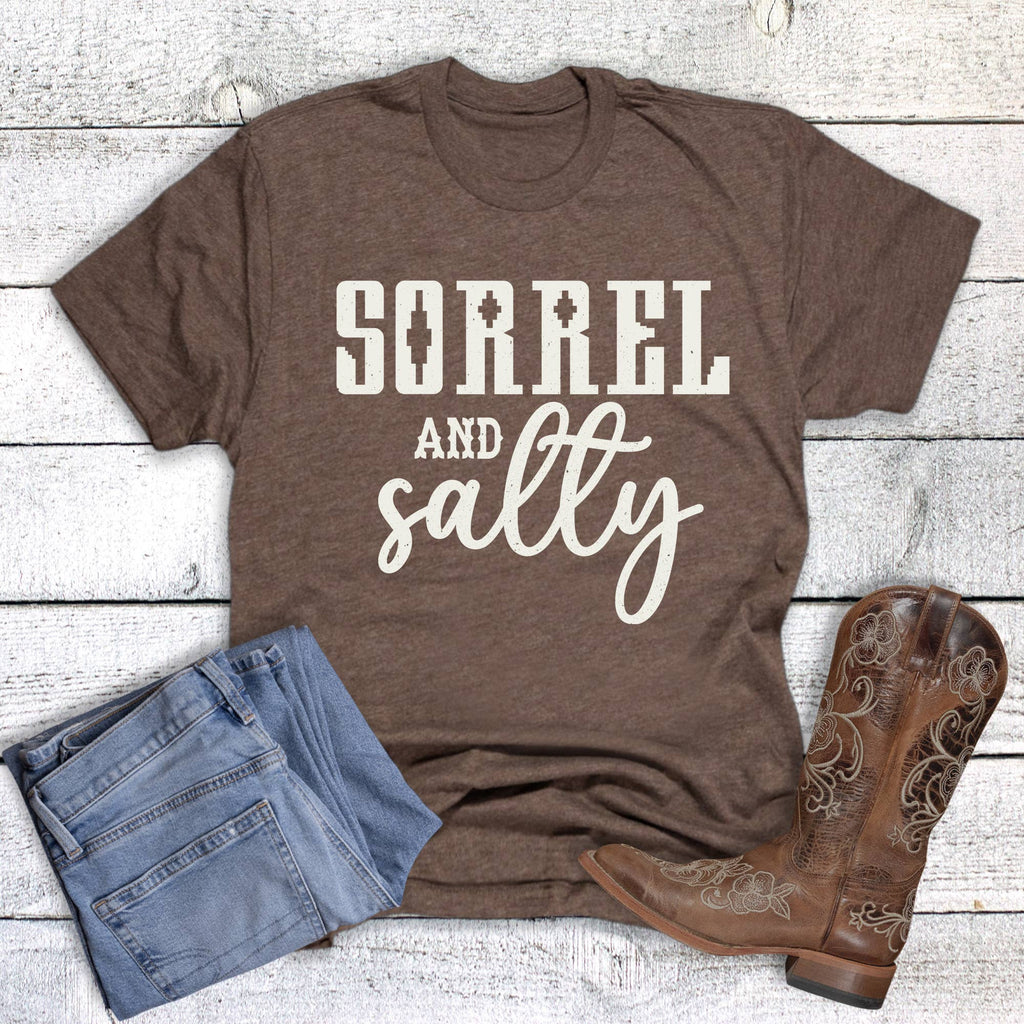 Western Sorrel and Salty Graphic Tee supplier image