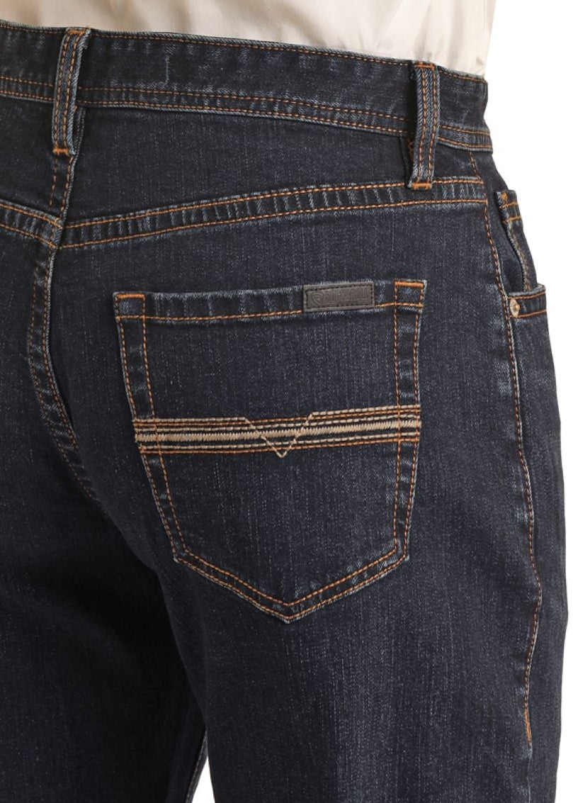 Vintage '46 Relaxed Fit Rope Stitch Stackable Bootcut Jeans – detail view