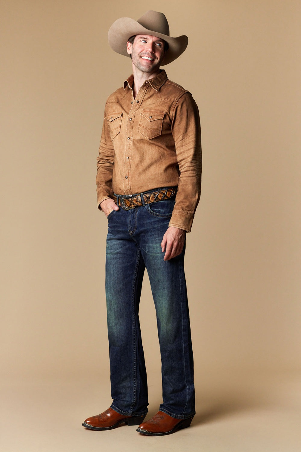 Men's Western Blue WB-620 western jeans