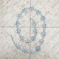 Western Elite BLT230225-01 Blue Turquoise Eagle Chain Belt