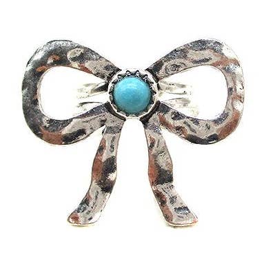 Snowing West Western Ribbon Cuff Ring
