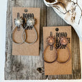 Western Twisted Textured Hoop Conch