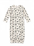 Wild West Organic Cotton Baby Gown