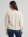Wrangler Boot Graphic Pullover cream fabric detail