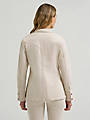 Wrangler Western Pinstripe Blazer collar and yoke detail